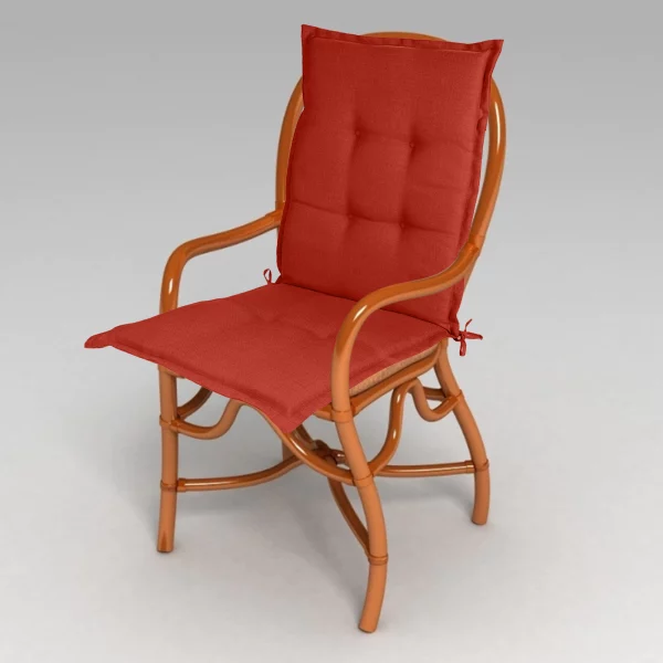 Coussin rouge pour rocking chair H7222eda0b5dc40c4aaaa0da337132c39F