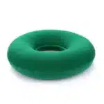 Coussin donut gonflable vert